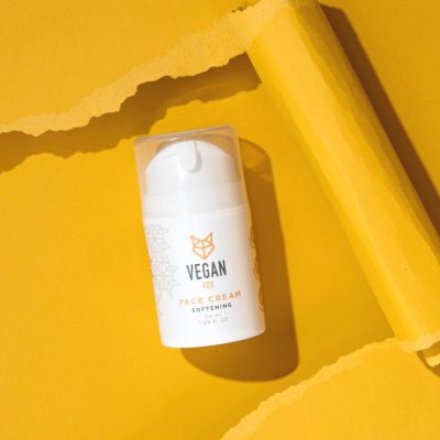 Softening face cream for all skin types from Vegan Fox