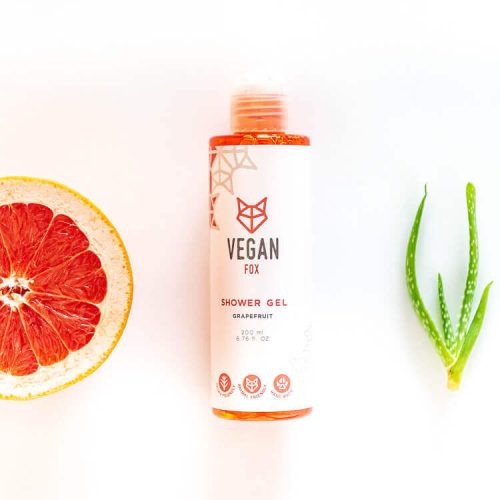 Grapefruit shower gel vegan fox hand made