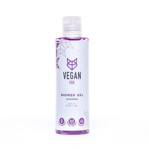 Lavender shower gel vegan fox hand made