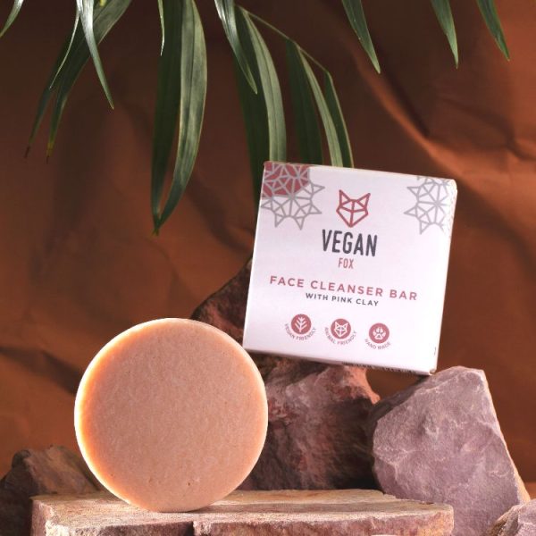 Face Cleansing bar with Pink Clay and Cocoa Butter
