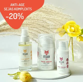Komplekts sejai Anti-age ar 3 produktiem sejas kopšanai