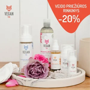 3 ŽINGSNIŲ VEIDO PRIEŽIŪROS SISTEMA - Vegan Fox
