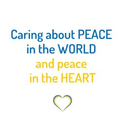Caring for the world and peace and tranquillity in hearts